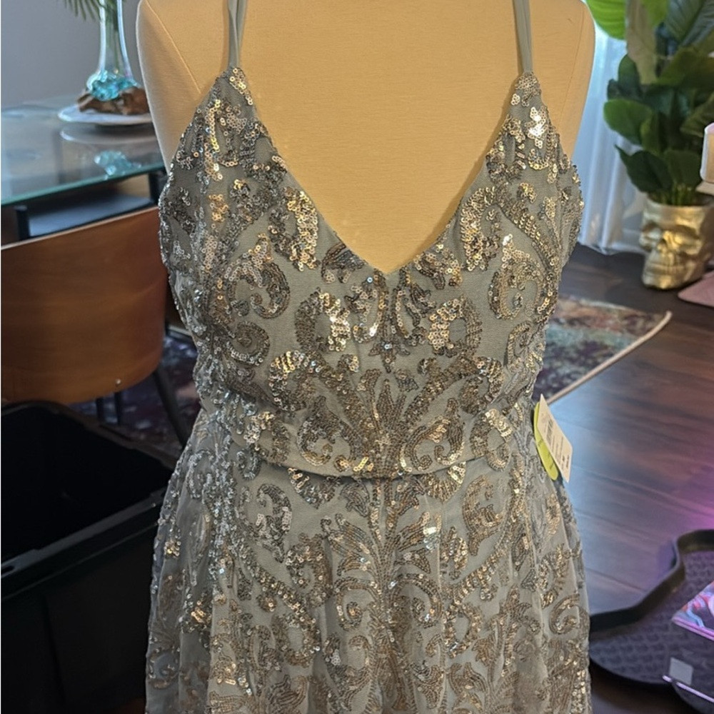 Elegant Sequin Embellished Dress